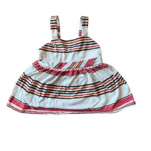 Ralph Lauren Striped Knit Dress Baby Girls 9M Multi-Color